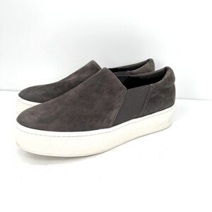 Vince Zeta Platform Suede Loafers Women’s Shoes. Designer